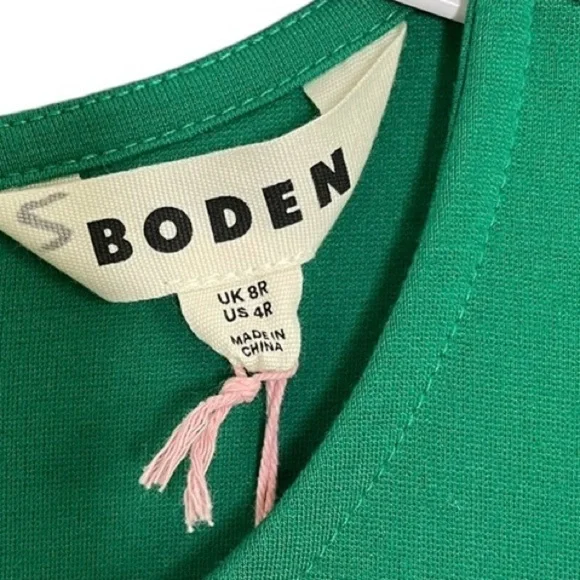Boden Sabrina Ponte Knit Dress Veridian Green NWT - Picture 10 of 14